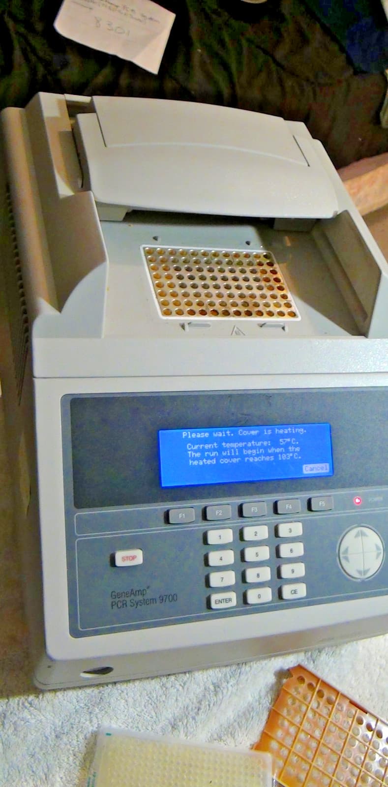 Applied Biosystems ABI Geneamp PCR System 9700 Gold 96 Well Block Works N8050200 3