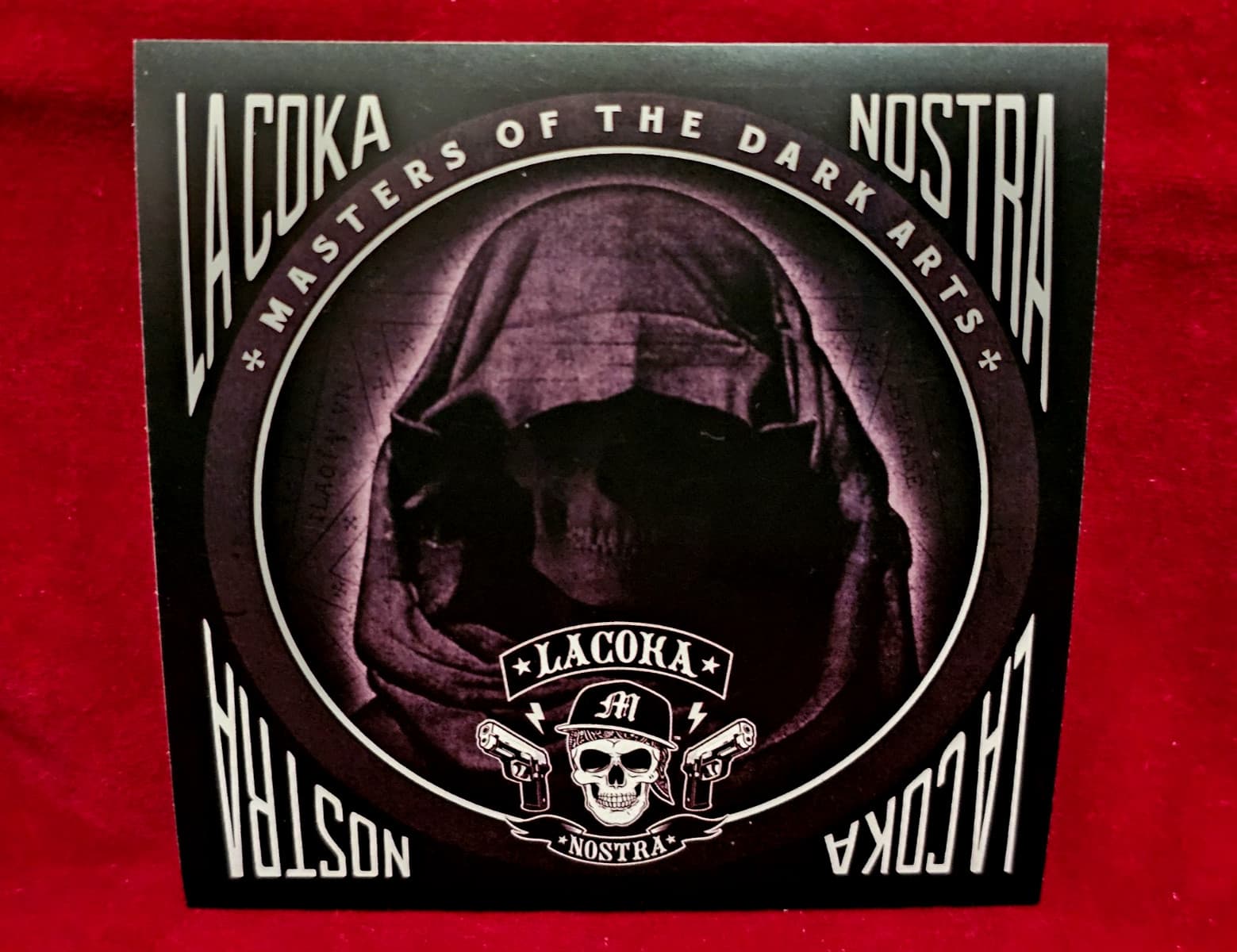 LA COKA NOSTRA Masters of the Dark Arts RARE 4x4" Promo Sticker NEW Old Stock