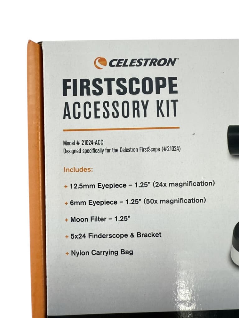 Celestron NEW FirstScope Upgrade Accessory Kit Moon Filter & Eyepieces 21024-ACC 3