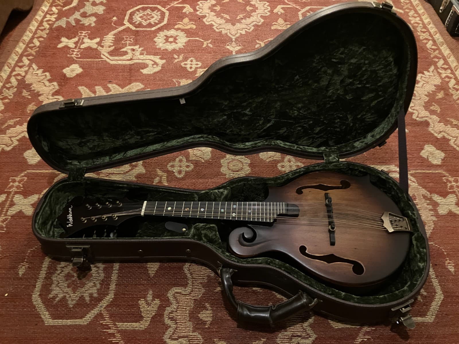 Washburn M108SWK Americana Series Mandolin with OHSC Case AS-IS Needs work 2