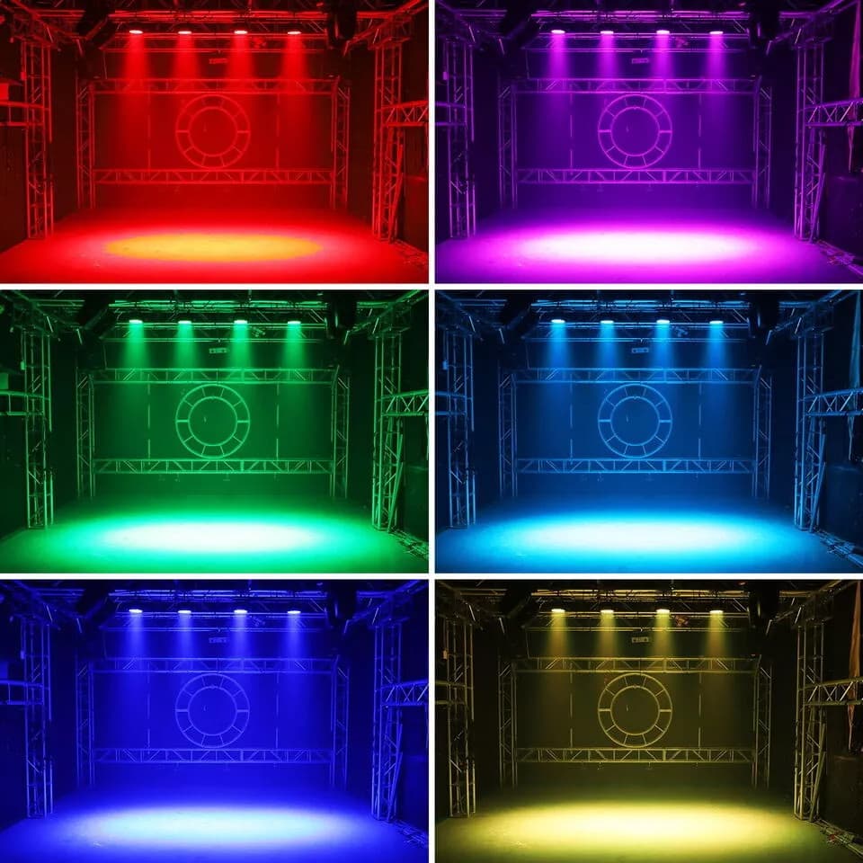 8PCS 18x18W RGBWA UV Aluminum Alloy Par Lighting LED Stage Light DMX Party DJ 4