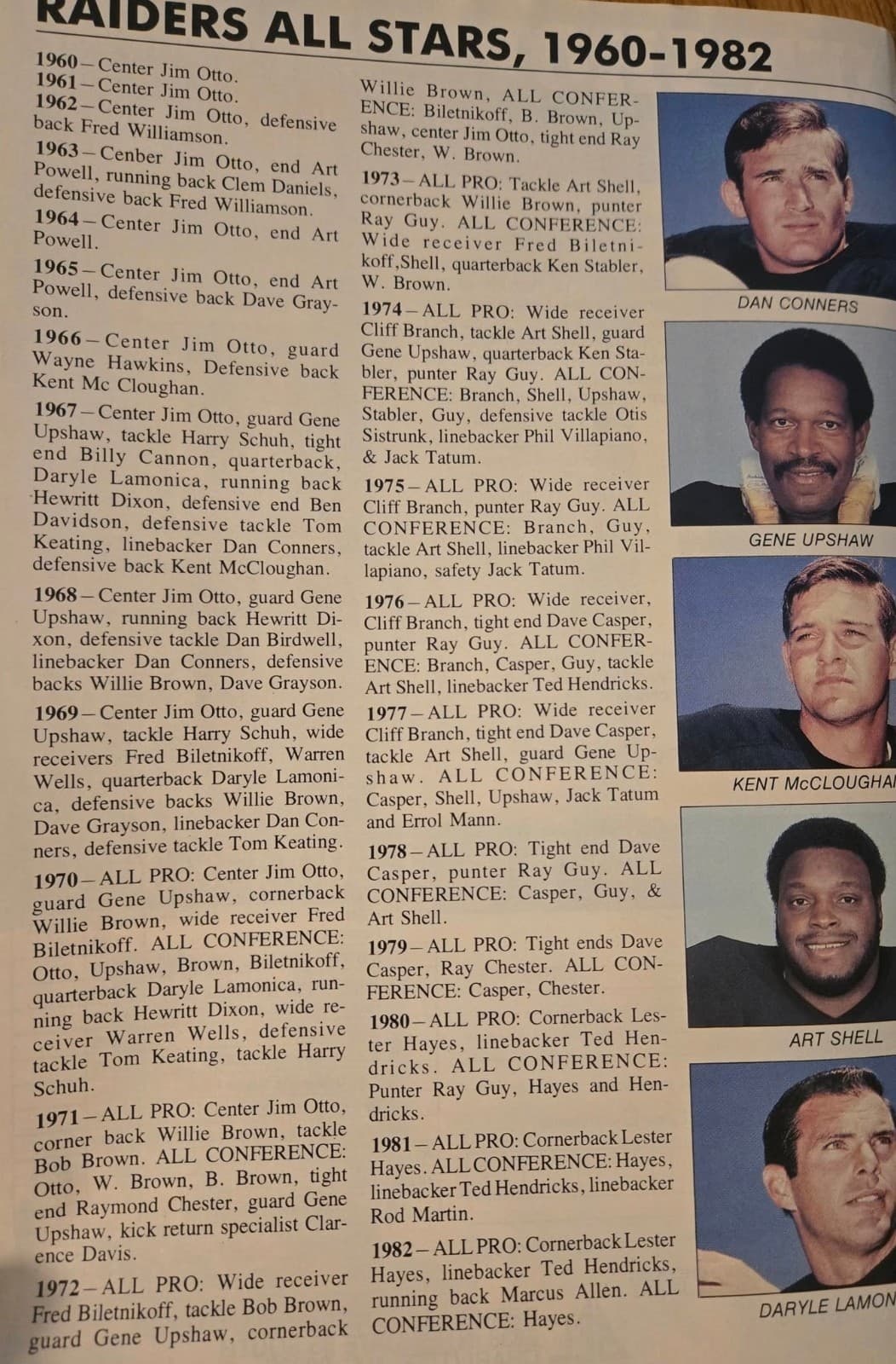 1983 Denver Broncos vs Oakland Raiders Gameday Program NFL🏈LA Memorial Coliseum 5