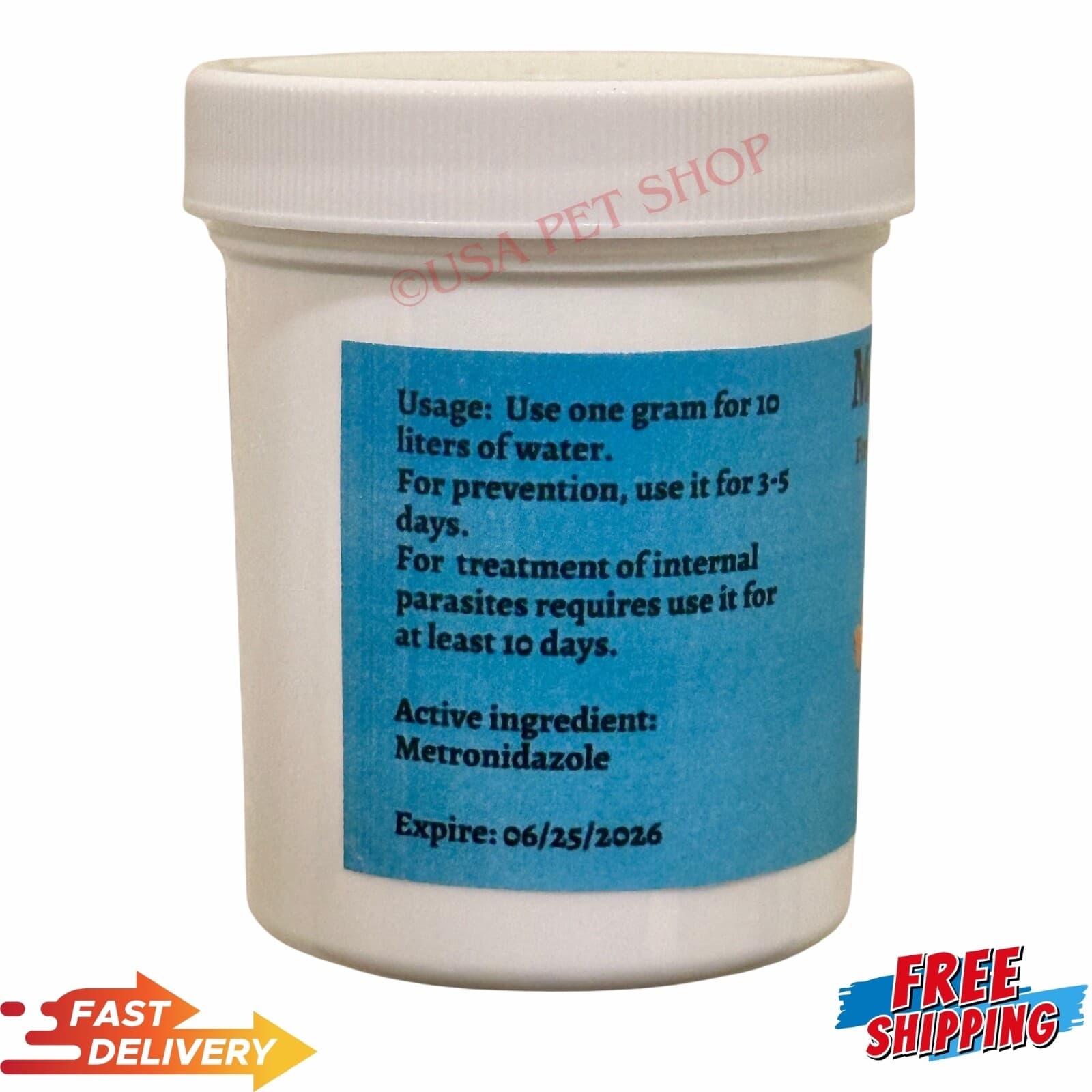 ANTI PARASITIC Aquarium Fish METRO Medication for marine and freshwater use 500g 3