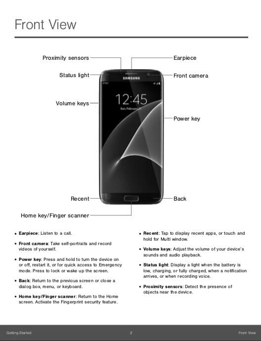 Samsung Galaxy S7 Edge T-Mobile OWNER'S USER MANUAL 2