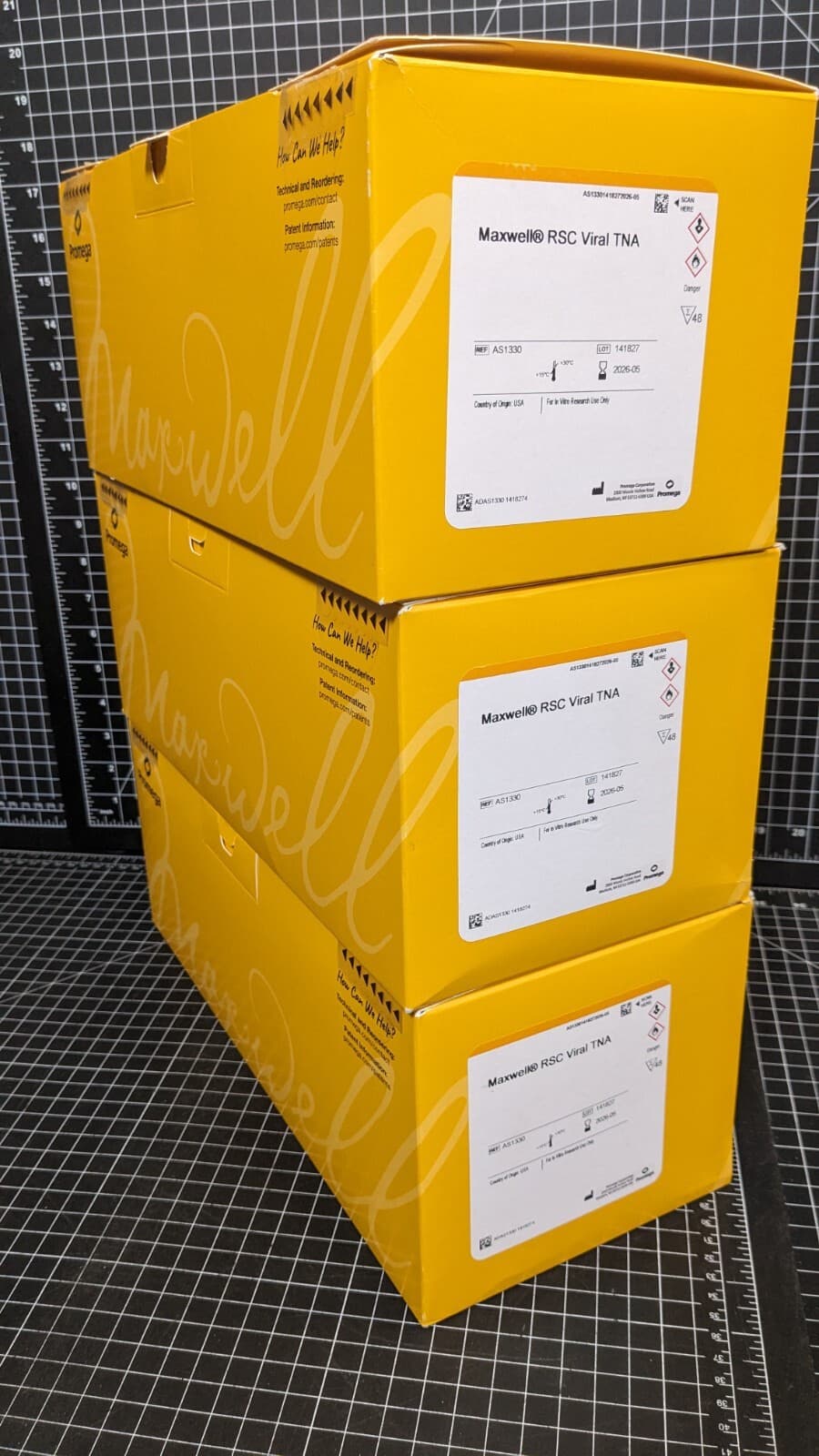 Promega Maxwell RSC Viral TNA AS1330 DNA RNA purification serum plasma EXP 2026 6