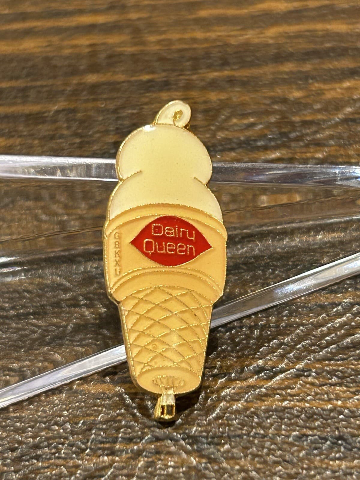 Vintage - Dairy Queen Pin - Tiny Ice Cream Cone 3