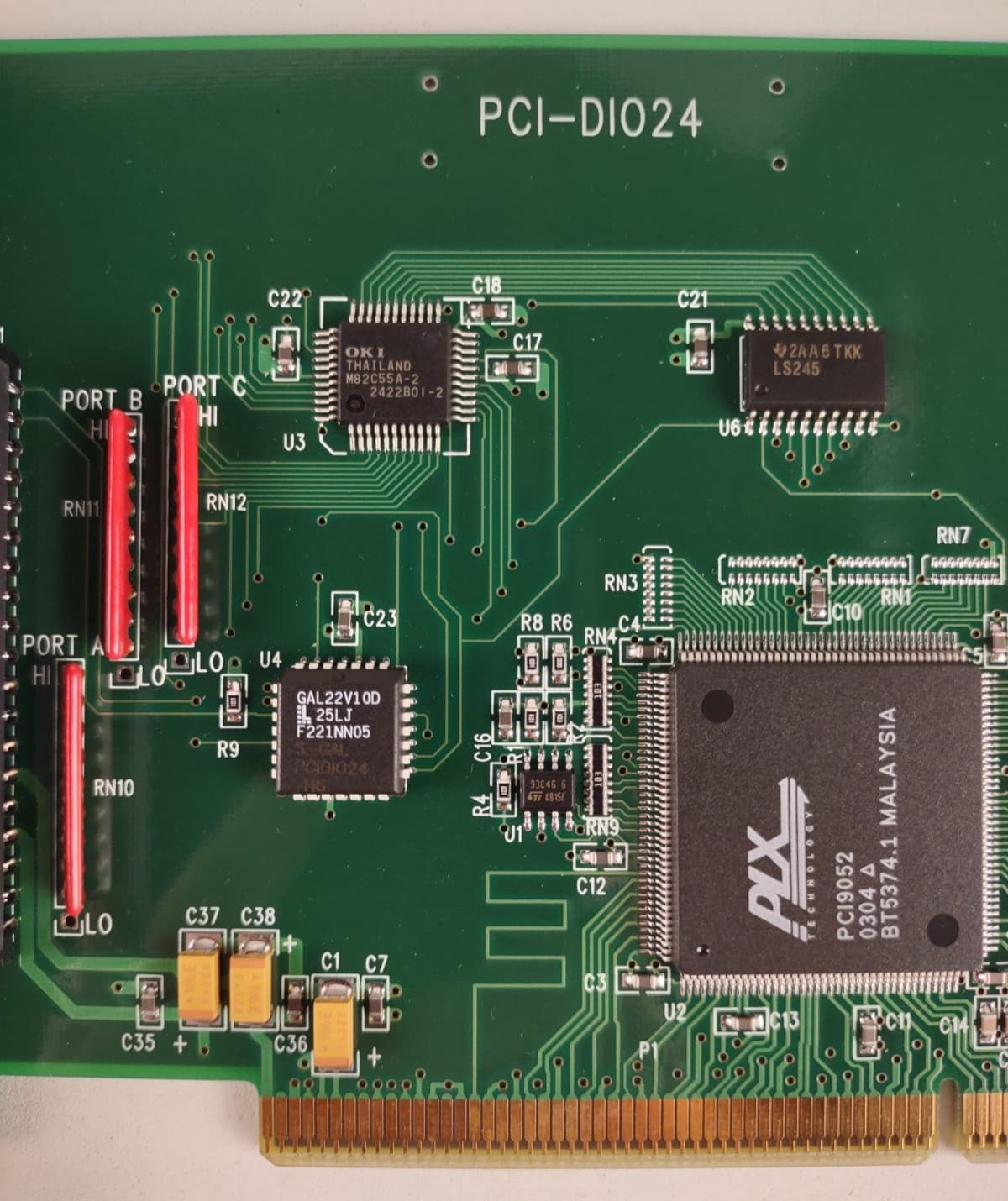 TWO PCI-DIO24 Universal Multi-function Data Acquisition Card LOT #1 5