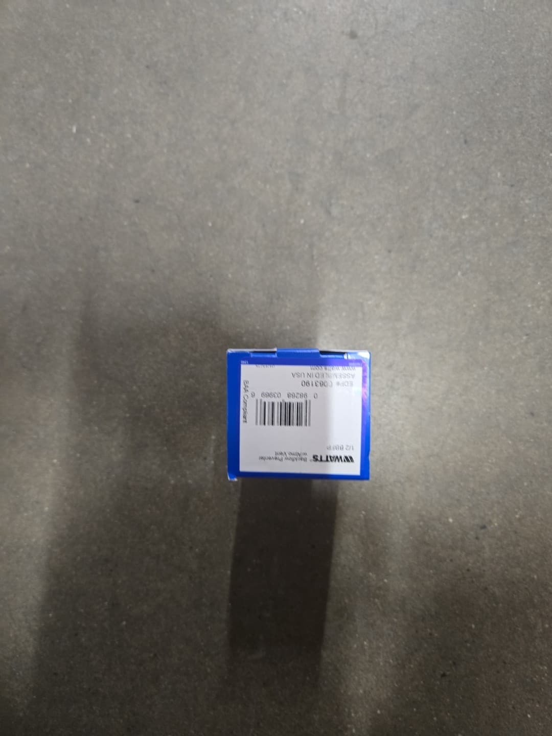 WATTS 1/2" BBFP BACKFLOW PREVENTER VALVE 0063190 ATMOSPHERIC VENT REGTROL NIB 2