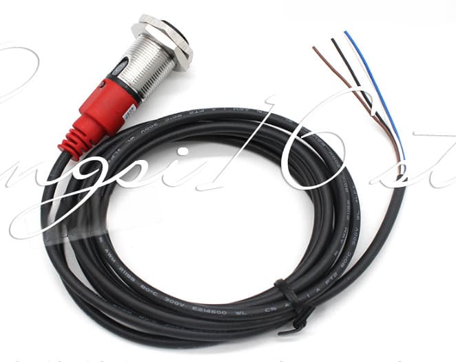 1pcs photoelectric sensor ET328I-400F.3/2N M18 round switch Reflective NPN 2