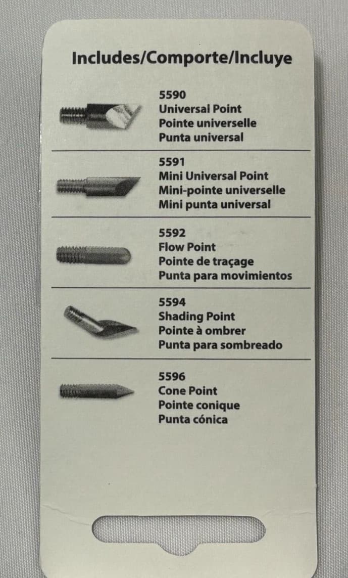 Walnut Hollow Creative Points Woodburning Special Technique Points 5 Piece Set 4