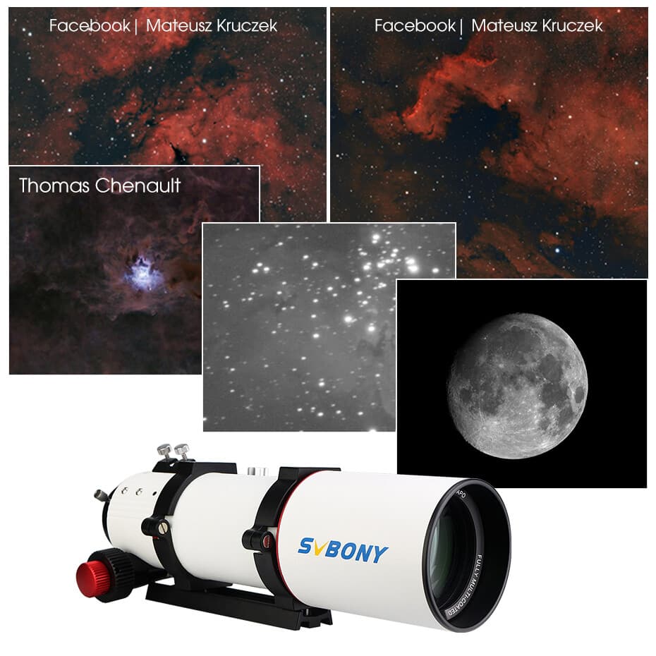 SVBONY SV550 Astronomical Telescope 80mm Refractor OTA Triplet APO for Deep Sky 4