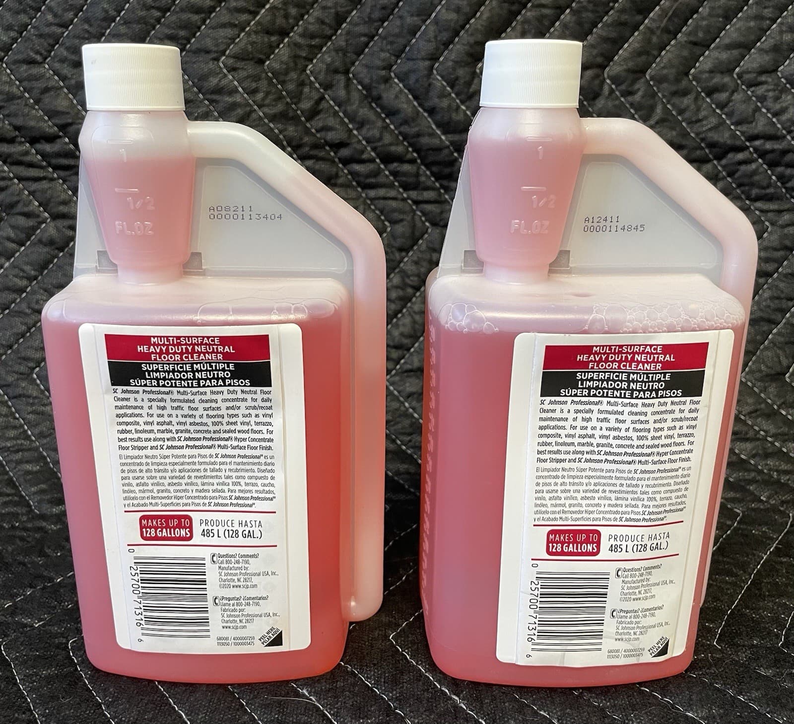 2 Bottles SC Johnson Professional Heavy Duty Neutral Floor Surface Cleaner 32oz 4