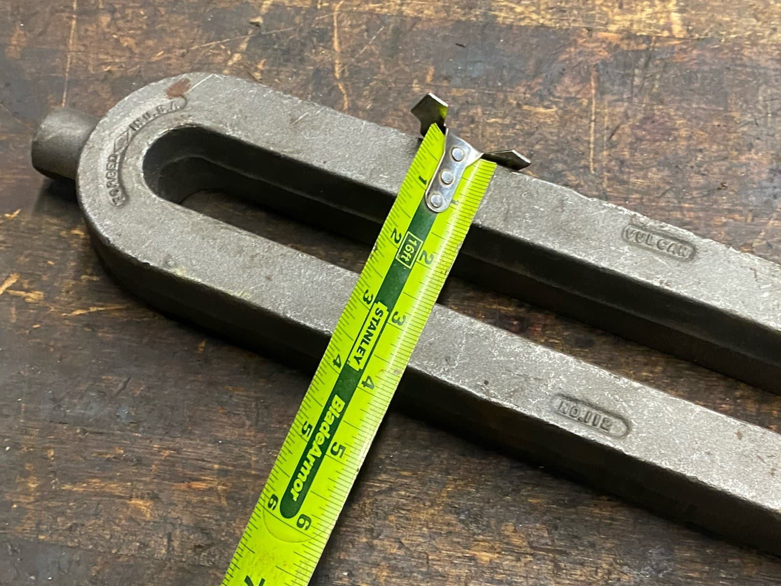 Large 12” Vulcan No. 112 Hold Down Clamps For Boring Mill Made In USA 5