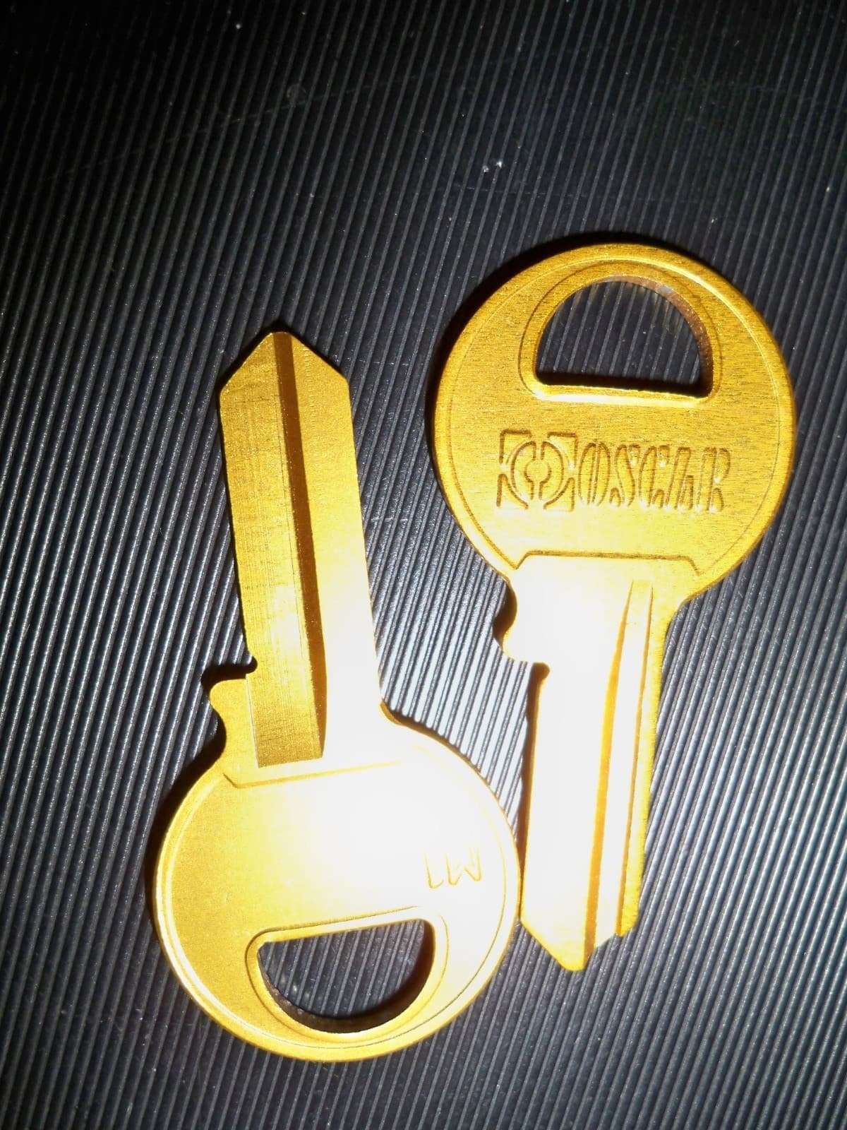 M1 - (50 Ct.) GOLD Lightweight Aluminum Titanium Key Blanks "BLOWOUT SALE" 5