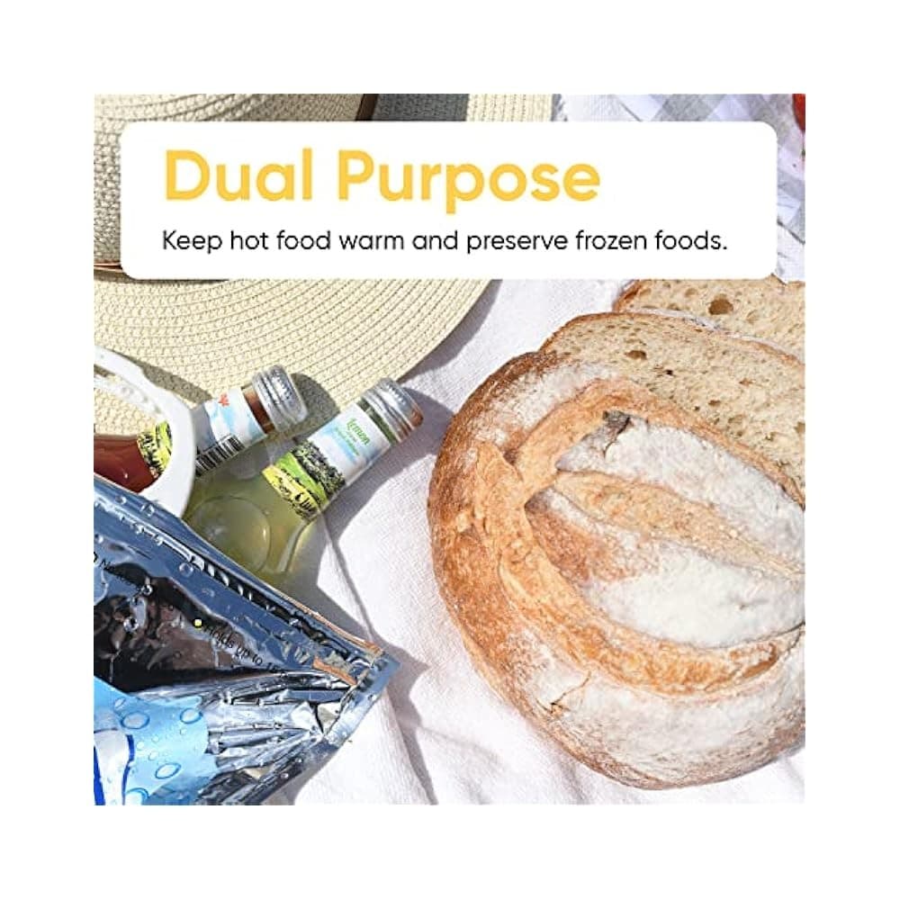 Long,Lasting Insulated Food Tote, Keeps Food Hot or Cold, Leak Resistant 6