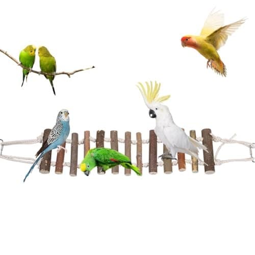 Bird Cage Accessories, Parakeet Cage Accessories, Bird Hammock, Chewing  5
