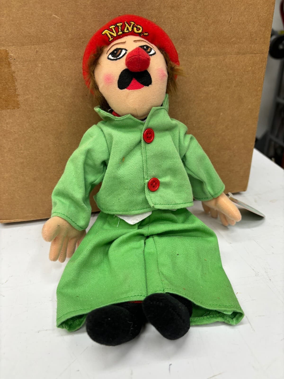 VINTAGE NINO ZOPPE HAT AND PLUSH DOLL COMPLETE SET 3