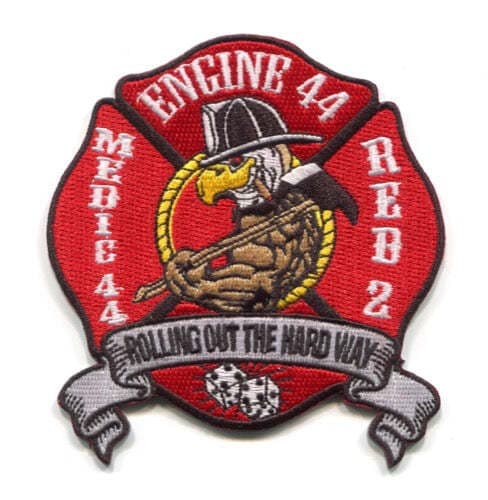 South Metro Fire Rescue Department Station 44 Patch Colorado CO v2 RED 2 ARFF CF