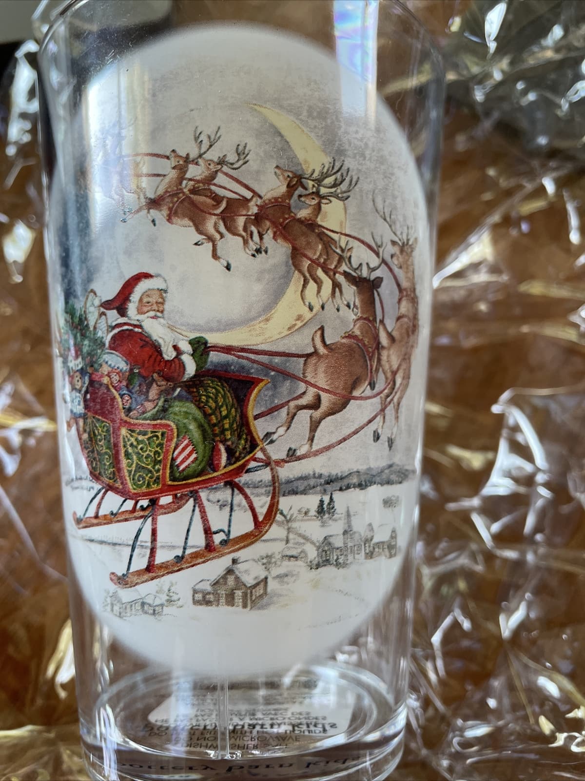 Disney Pottery Barn Santa Rudolph Reindeer Cup Christmas holiday gift party , 3