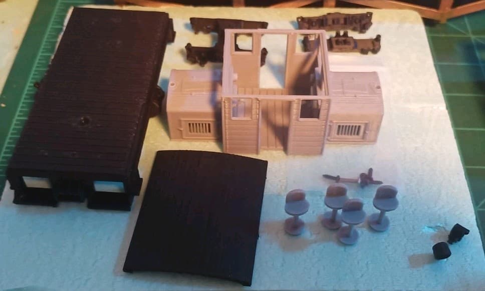 On30 Center Cab Deisel Kit 3D Printed Use With Tenshodo Power Unit NOT INCLUDED 3