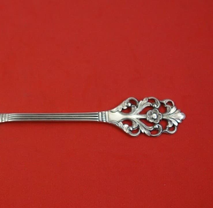 Viking Rose by Th. Marthinsen Norwegian .830 Silver Butter Spreader FH 5" 3