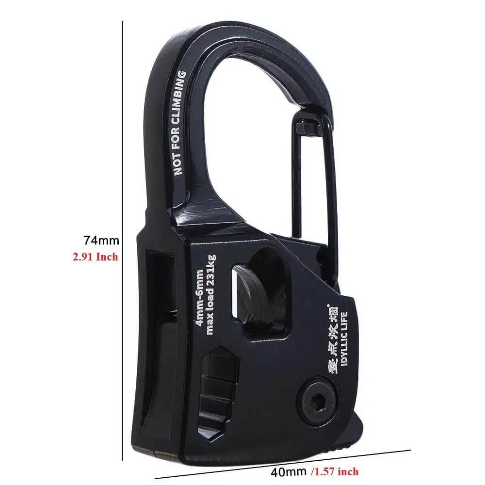 Para-cord Locking Carabiner - New - Set of four 5