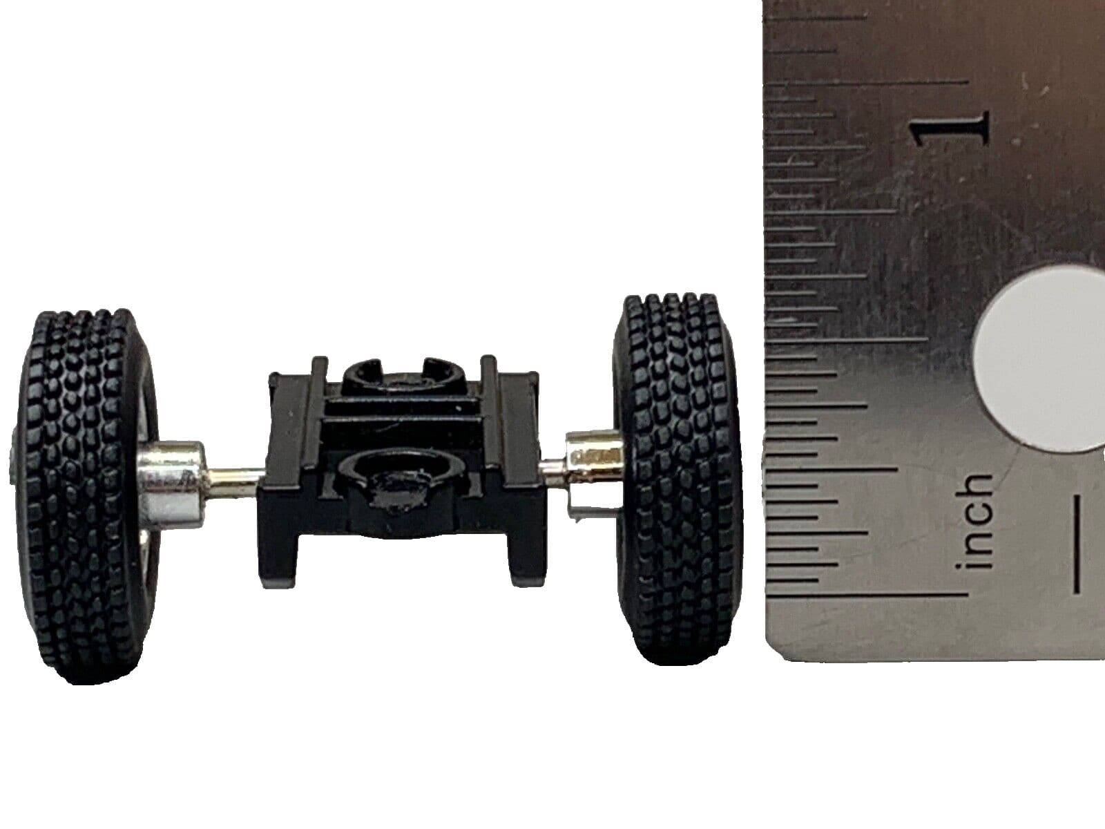 1/64 DCP PARTS PUSHER AXLE W/ SINGLE FLOAT TIRES W/ MOUNT 3