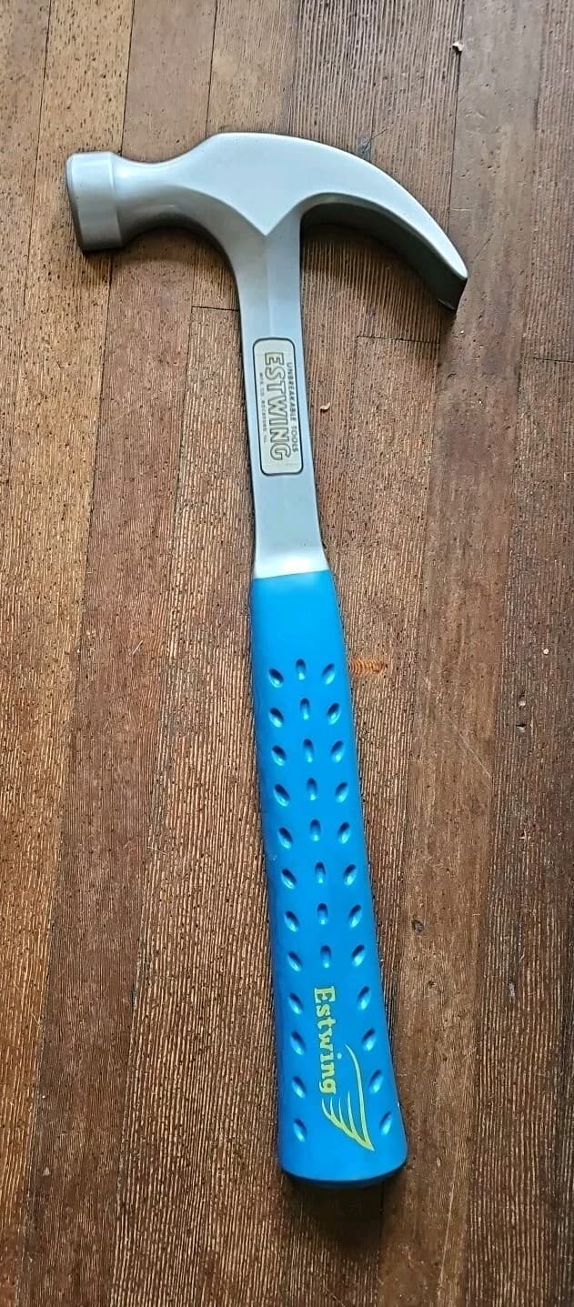 Rare 1950's Large Display Estwing Hammer Old Hardware Hanging Sign Industrial