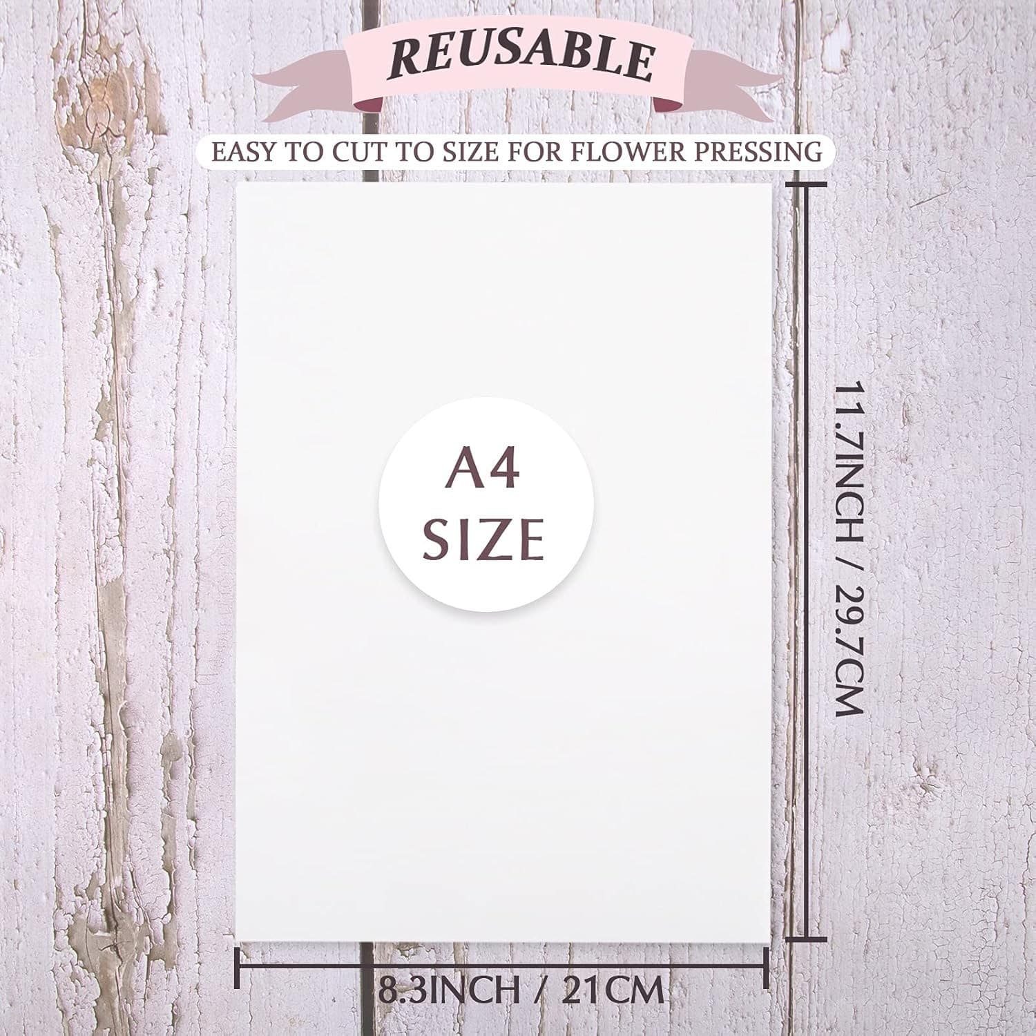 Flower Press Blotting Paper Sheets Large Absorbent Reusable Craft Supplies 4