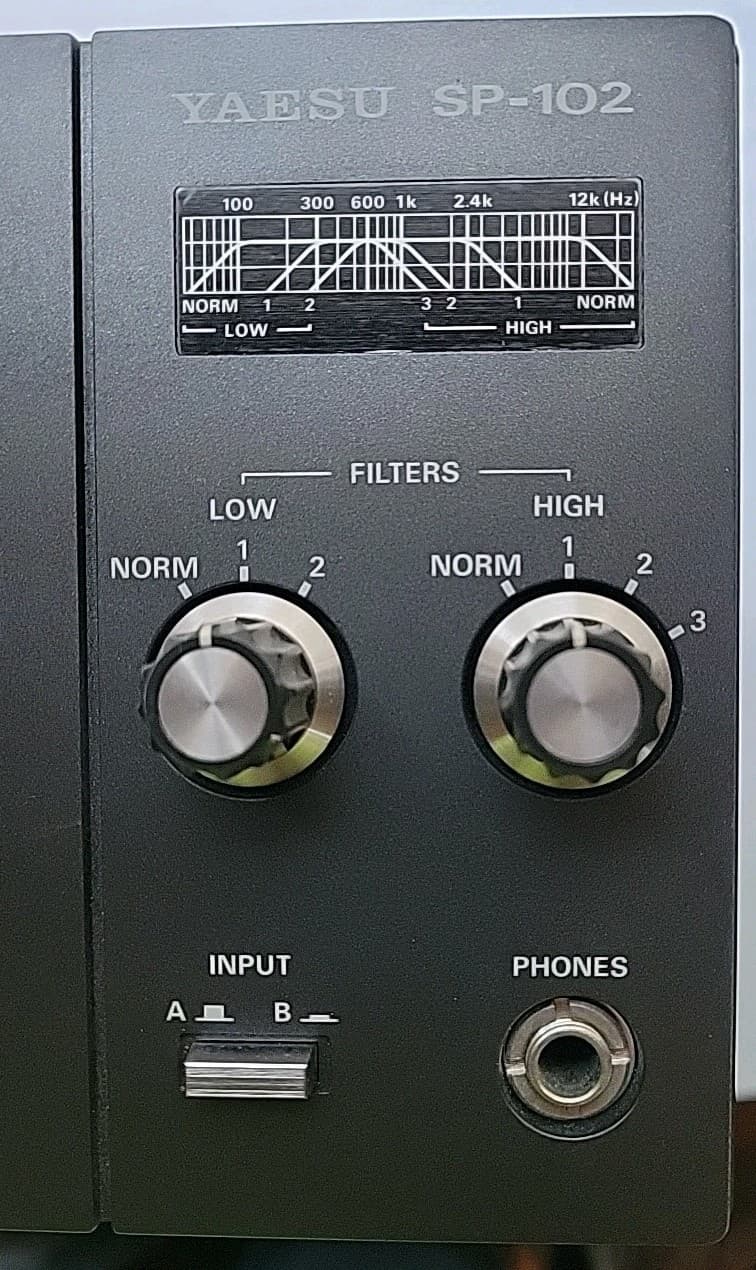 Yaesu SP-102  External Speaker ~  Ham Radio , Low High, 2-Way Radio *UNTESTED* 2