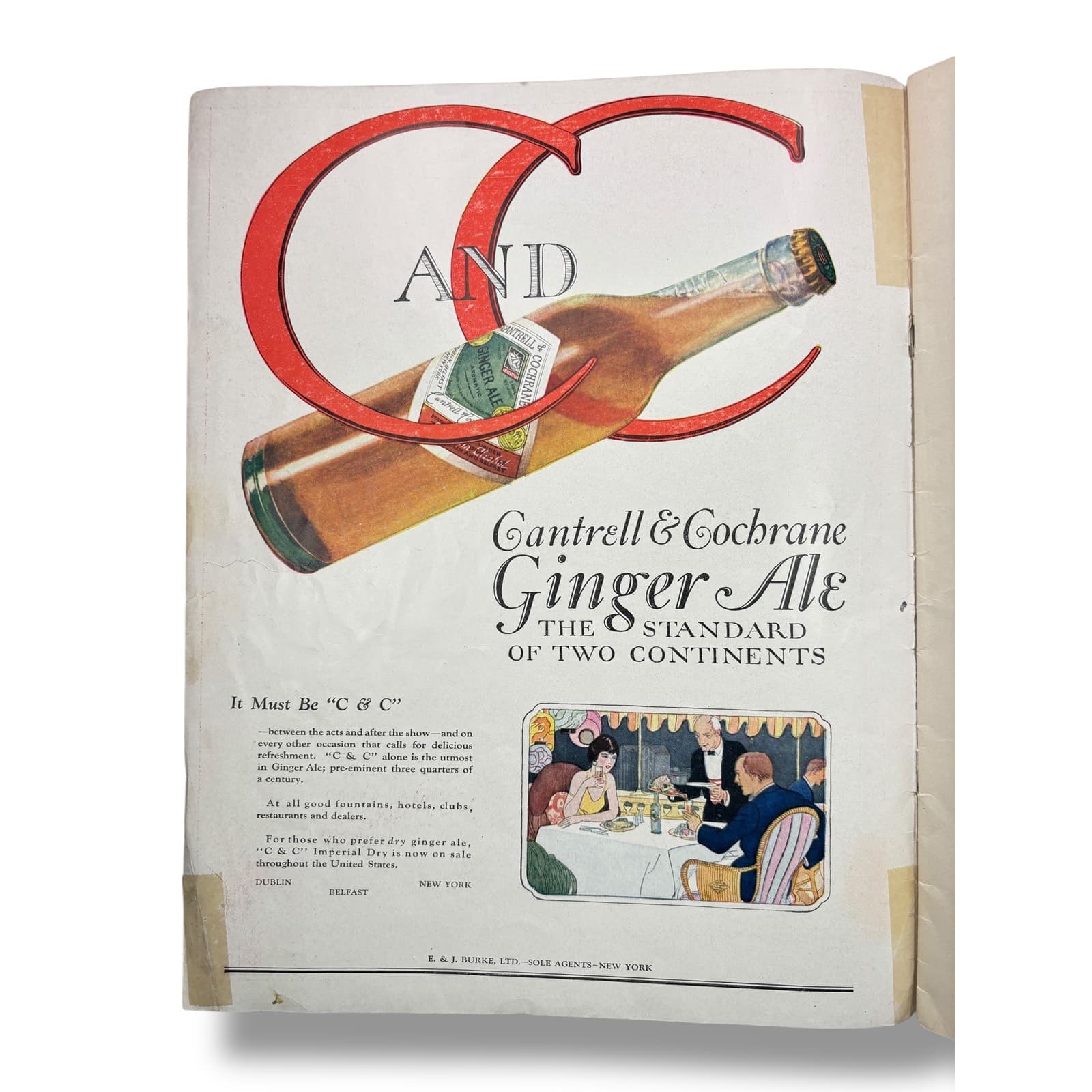 1925 B.F. Keith’s New York Hippodrome Vaudeville Souvenir Program w/ Exotic Ads 2