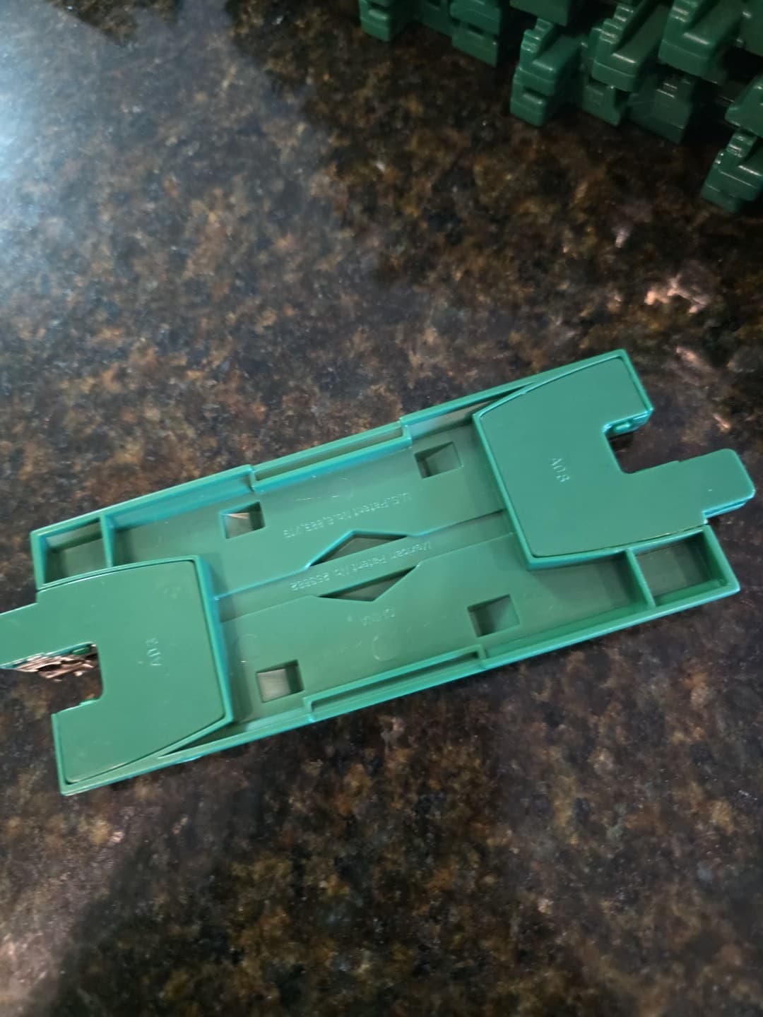 GeoTrax Lot Of 61 Green Replacement Track 7" 3