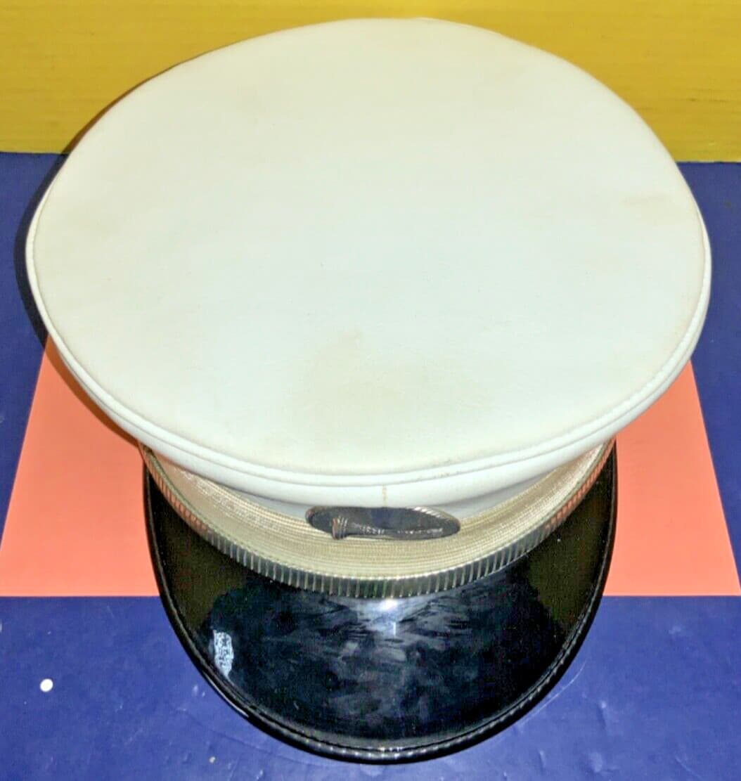 VTG Fire Department Firefighter Captain Parade Hat Size 7 1/8 3