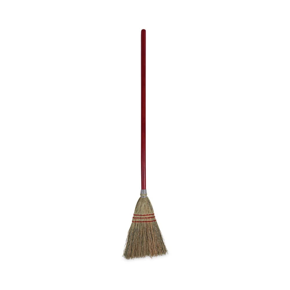 Boardwalk 951TEA 39" Corn Fiber Bristles Lobby/Toy Broom - Red New