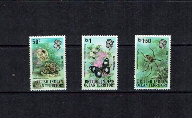 British Indian Ocean Territory: 1973, Wildlife (1st issue) MNH