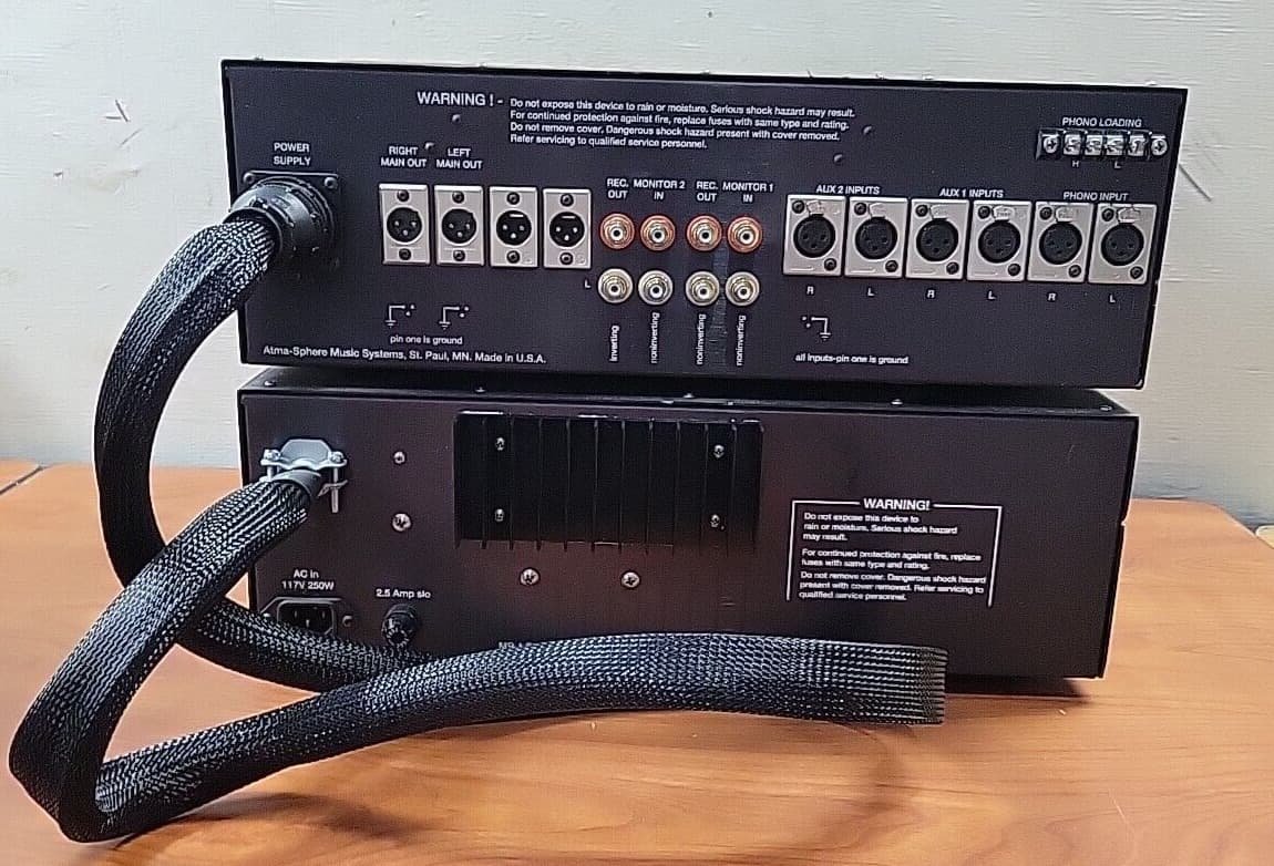 Atma-Sphere MP-1 MUSIC AMPLIFIER AND POWER SUPPLY 4