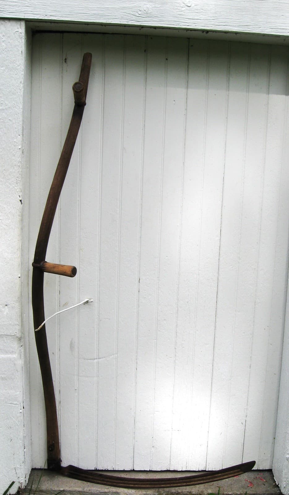 Vintage Grass Scythe, 60" with 28" Blade, good