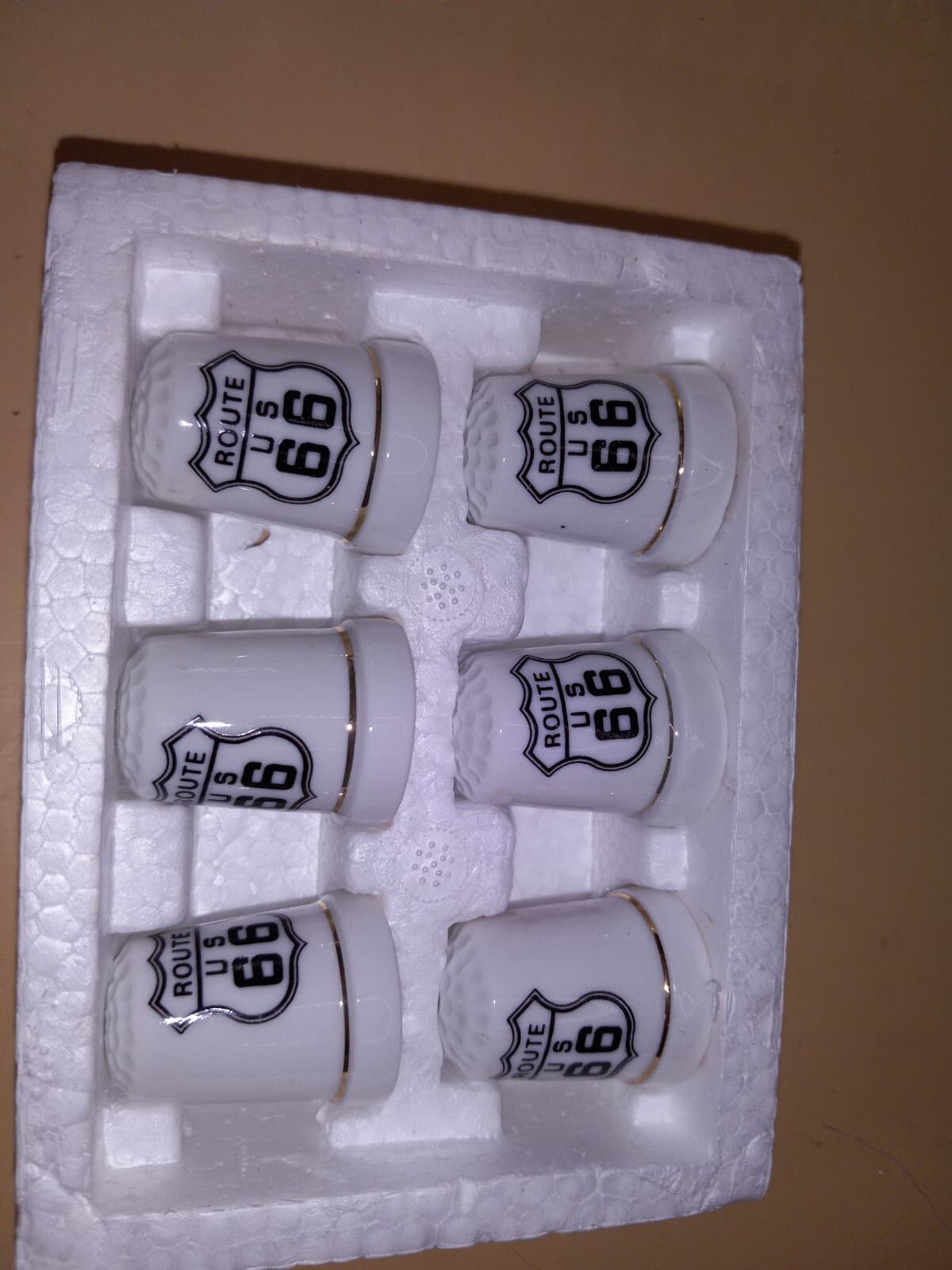  Thimbles-- Route 66 Box Set of 6 3