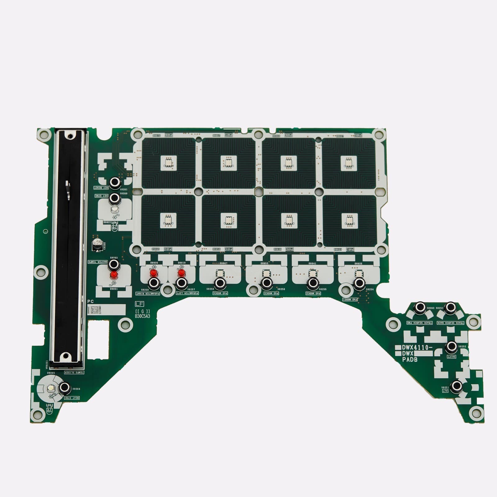 Pioneer DJ DWX4110 Replacement PADB Assembly for DDJ1000, DDJ1000SRT, DDJ1000SRN 2