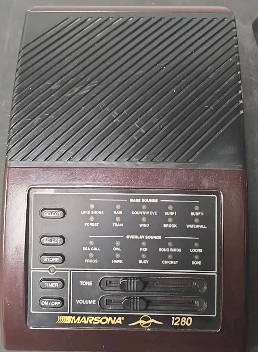 Marsona 1280 Programmable Sound Conditioner Machine w/AC Adapter, Tested 3