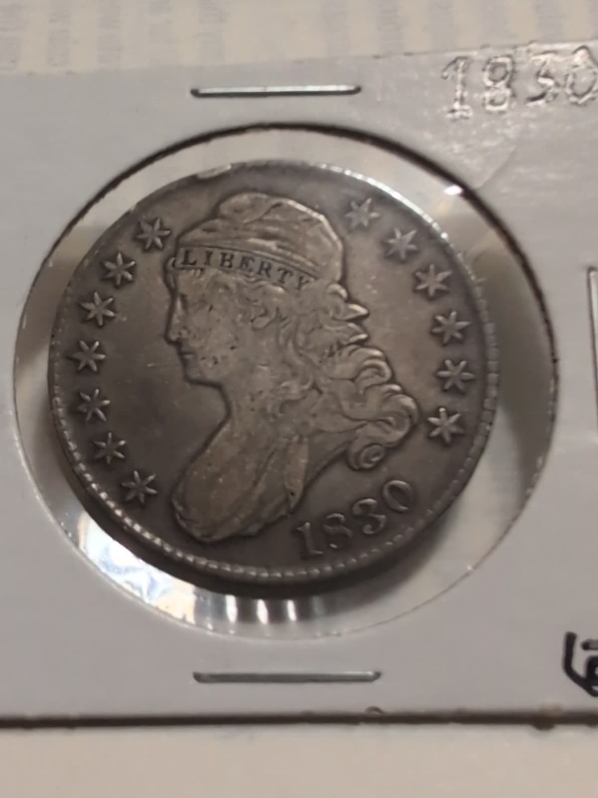 1830 Bust Half Dollar..