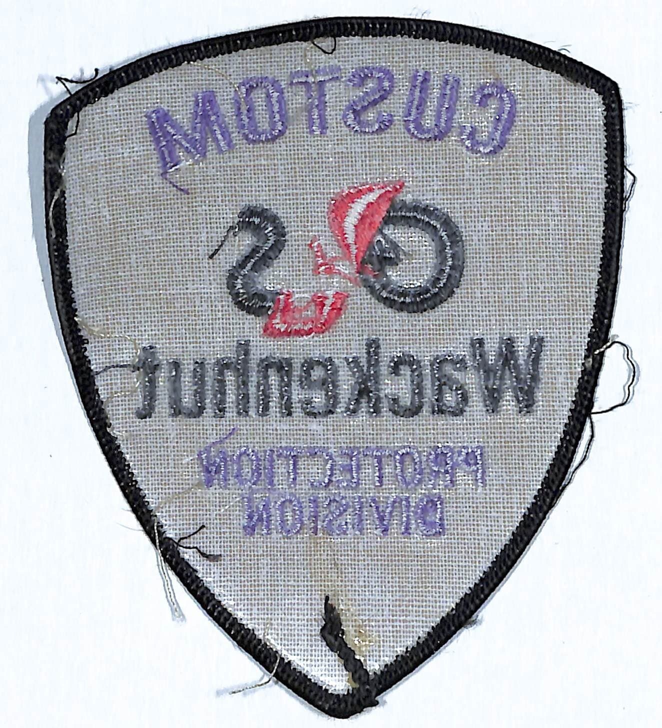 Wackenhut G4S Custom Security Gaurd Embr. Patch c1970's-80's? 4.25"h (#3) Scarce 2