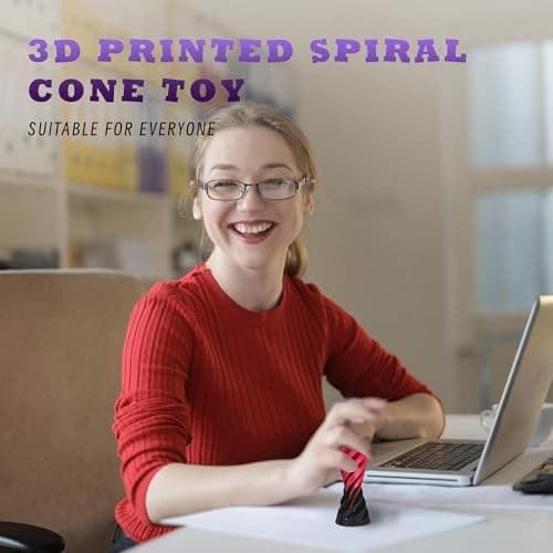 2 Pcs Impossible Pyramid Passthrough Fidget Toys,3D Printed Impossible...  5