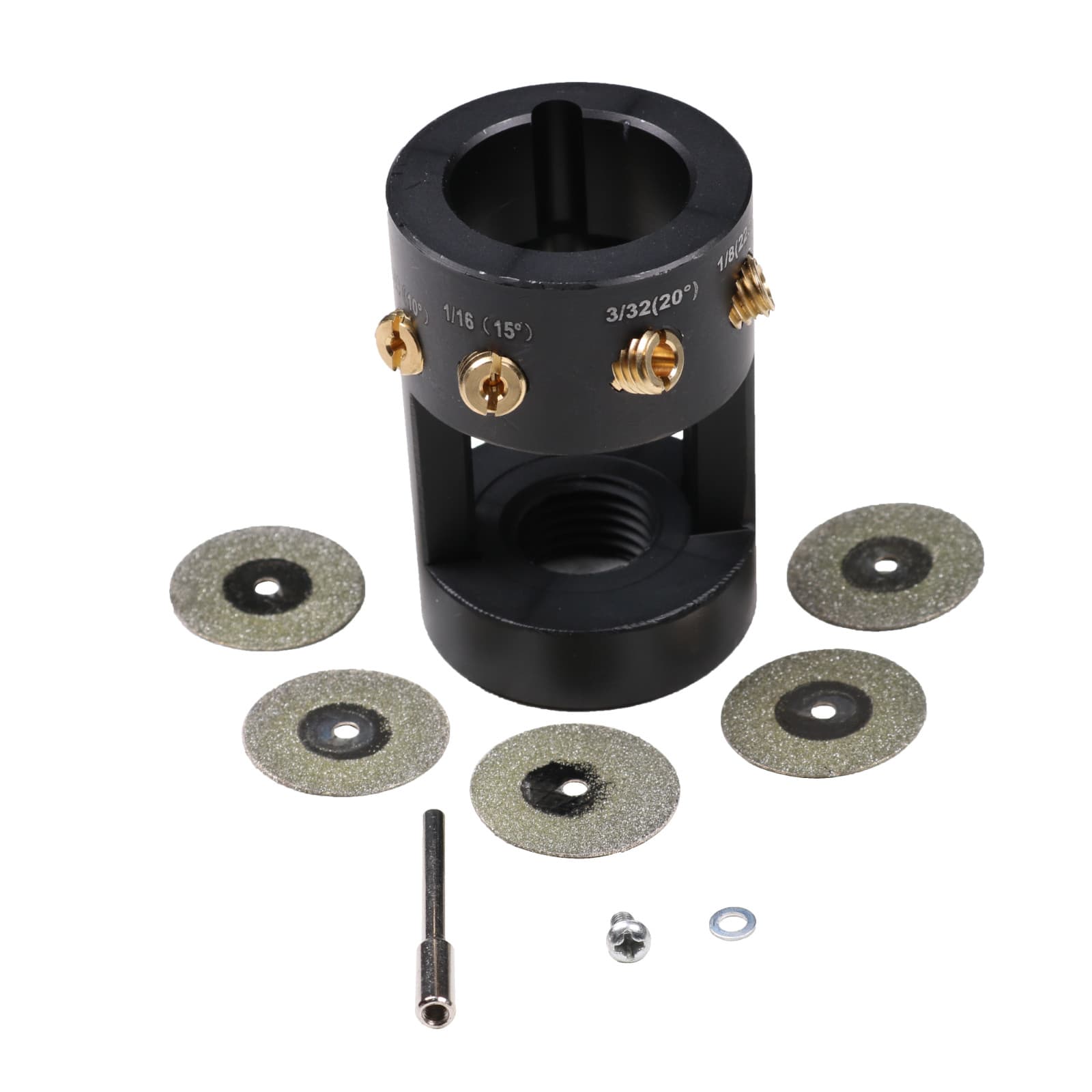 Tungsten Grinder Sharpener Multi-Angle Offsets Head Tool Fits TIG Welding New