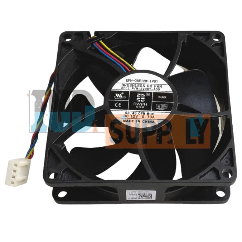 1pc new DWPH EFH-08E12W-IP01 DC12V 0.7A 80*80*25MM 8CM 4Pin PWM Cooling Fan