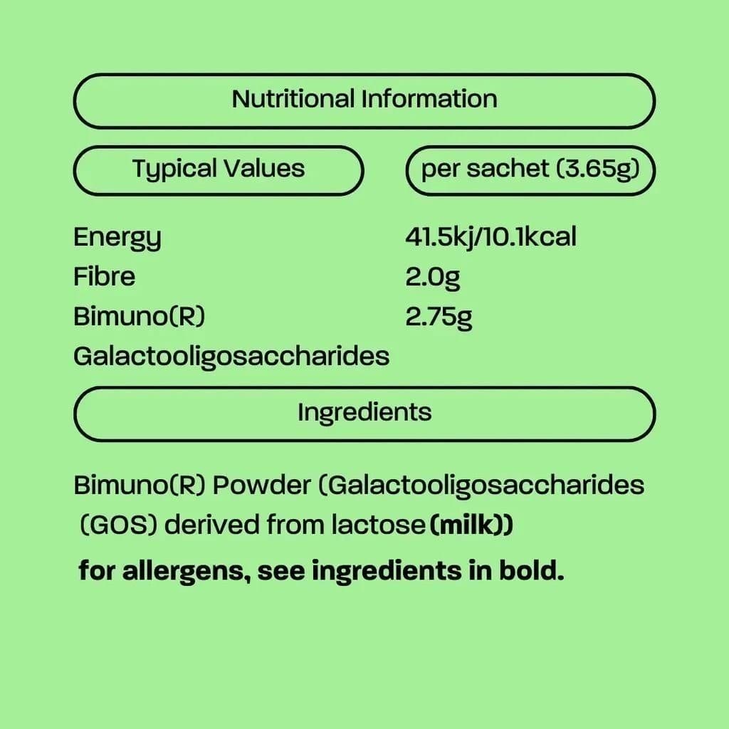 Bimuno Daily. Prebiotic Powder. 30 day. Feeds Bifidobacteria USA Seller 6