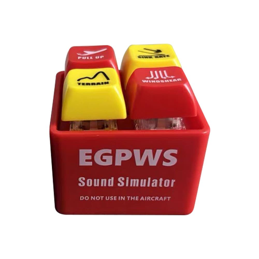 Pilot-and Crew Alert Keychain EGPWS Warning Sound-Simulator TL 2