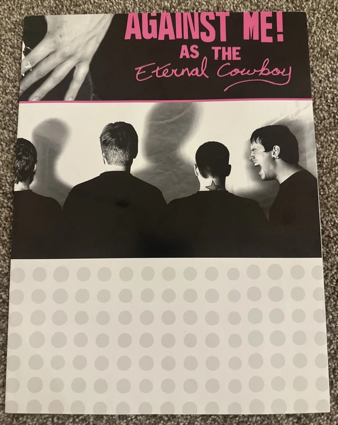 Against Me! 2004 Eternal Cowboy Fat Wreck Chords Poster Punk Band 2