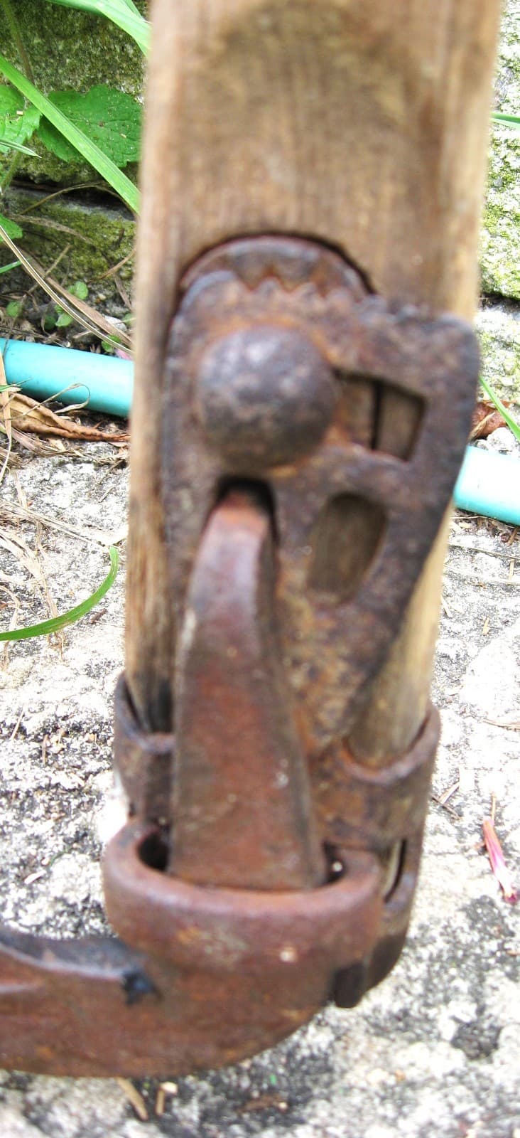 Vintage Grass Scythe, 60" with 28" Blade, good 3