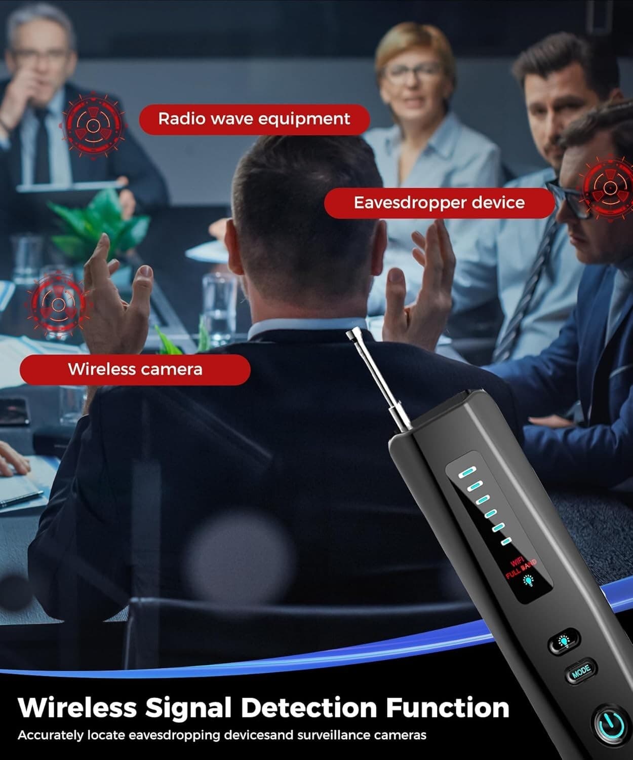 Hidden Camera Detector, Camera Detector, Anti Spy, GPS Tracker Detector, Portabl 3